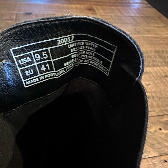 Antonio de Faria Black Suede Platform Chelsea Boots Size 9.5 - Picture 7 of 9